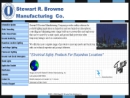 Website Snapshot of Browne Mfg. Co., Stewart R.