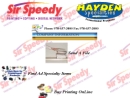 Website Snapshot of Sir Speedy Printing Center