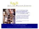 Website Snapshot of S & S TOOL AND MACHINE CO.