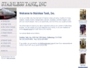 Website Snapshot of Stainless Tank, Inc.