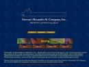 Website Snapshot of STEWART ALEXANDER & COMPANY INC