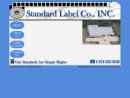 Website Snapshot of Standard Label Co., Inc.
