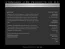 Website Snapshot of Standard Lime Products Co., LLC