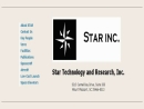 Website Snapshot of STAR TECHNOLOGY AND RESEARCH, INC.