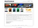 Website Snapshot of Steel Products International