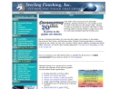 Website Snapshot of Sterling Finishing