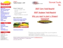Website Snapshot of Stewart Seeds, Inc.