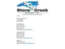Website Snapshot of Stone Creek Masonry, Inc.