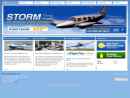 Website Snapshot of Storm Flying Service