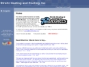 Website Snapshot of Streitz Heating & Cooling, Inc.