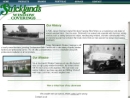 Website Snapshot of Strickland's Window Coverings