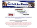 Website Snapshot of Stultz Electric Motor & Controls