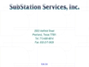 Website Snapshot of Substation Services, Inc.