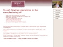 Website Snapshot of Sujac Sewing Contractors
