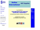 Website Snapshot of Sullins International