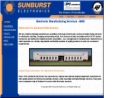 Website Snapshot of Sunburst Electronics, Inc.