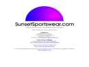 Website Snapshot of Sunset Sportswear