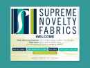 Website Snapshot of Supreme Novelty Fabrics Co.