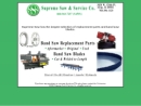 Website Snapshot of Supreme Saw & Service Co., Inc.