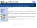 Website Snapshot of Surepure Chemetals, Inc.