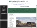 Website Snapshot of Surface Coatings Co.