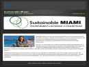Website Snapshot of Sustainable Miami, Inc.