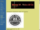 Website Snapshot of STEVEN M. WEISS & COMPANY