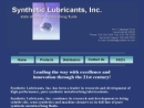 Website Snapshot of Synthetic Lubricants, Inc.