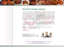 Website Snapshot of Syracuse's Italian Sausage Co.