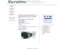 Website Snapshot of SYRATEC