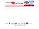 Website Snapshot of System Specialties Co.