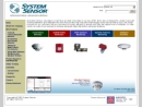 Website Snapshot of System Sensor Ltd
