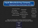 Website Snapshot of Szpak Mfg. Co., Inc.