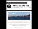 Website Snapshot of M J TAKISAKI INC