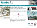 Website Snapshot of Tambe Metal Products
