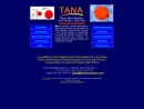 Website Snapshot of Tana Mfg. Co., Inc.
