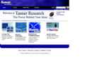 Website Snapshot of TANNER RESEARCH INC