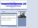 Website Snapshot of TARGETED GEOSYSTEMS