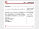 Website Snapshot of TAYLOR ENGINEERING LLC