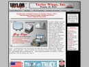 Website Snapshot of TAYLOR WINGS INC.