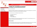 Website Snapshot of TBK PROMOTIONS, INC