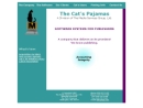 Website Snapshot of Cats Pajamas