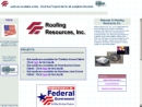 Website Snapshot of ROOFING RESOURCES INC