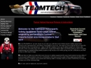 Website Snapshot of Teamtech Motorsports Safety