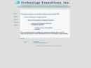 Website Snapshot of Technology Transitions, Inc.