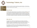 Website Snapshot of Technology Totems, Inc.