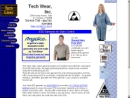 Website Snapshot of Tech Wear, Inc.