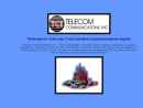 Website Snapshot of TELECOM COMMUNICATIONS INC