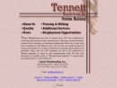 Website Snapshot of Tennett Mfg., Inc.