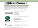 Website Snapshot of TERRASOURCE SOFTWARE